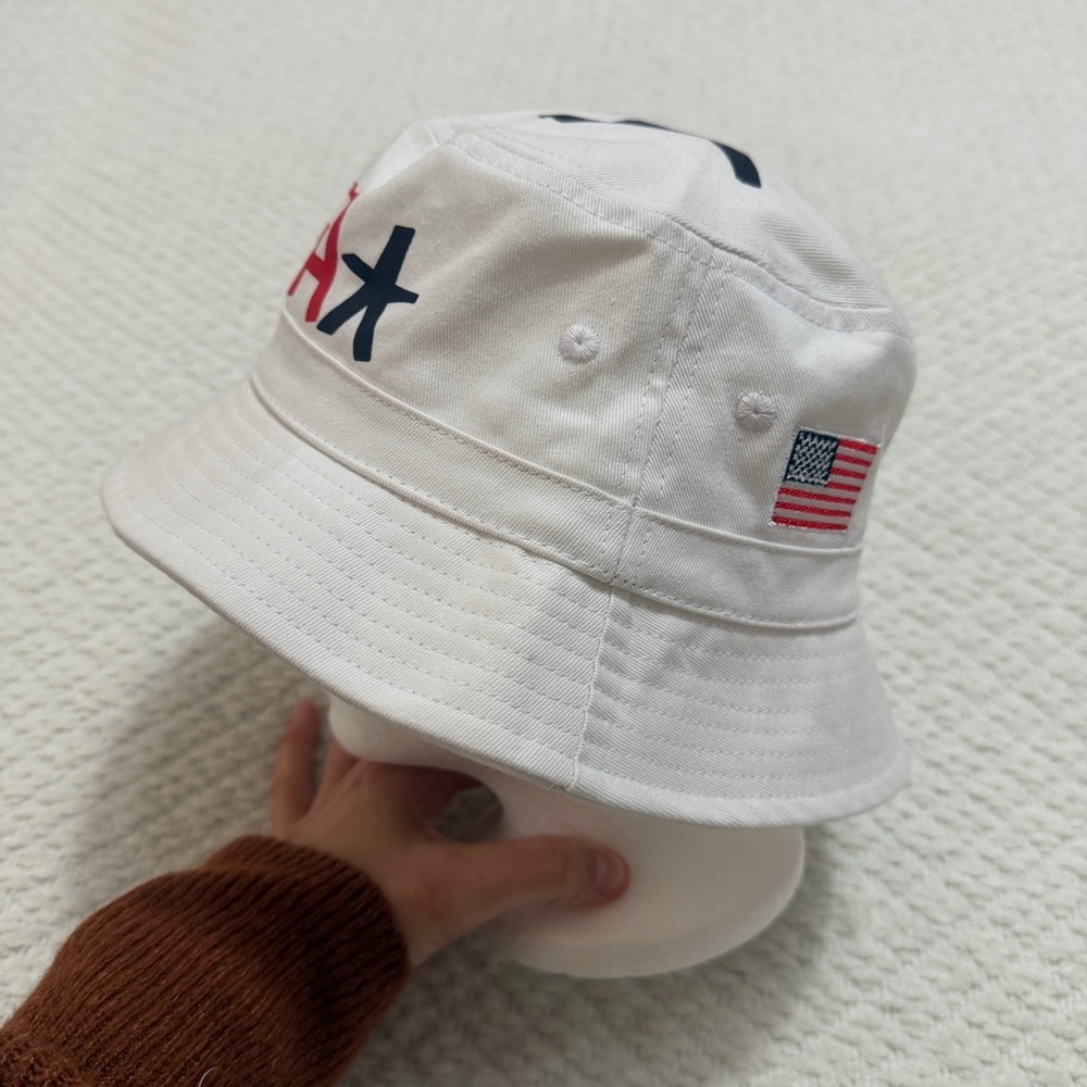Spyder Haze USA Bucket Hat White Size S/M - Picture 2 of 8